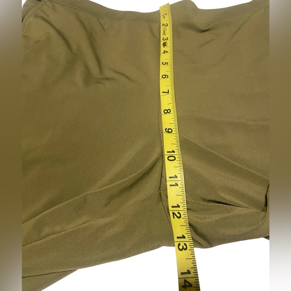 Lisa Rinna Pull-On Wide Leg Cargo Pants Women Small Green Comfy Lounge Lagenlook - Picture 6 of 15